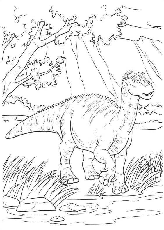 98 Exciting Printable Dinosaur Coloring Pages for Kids 42