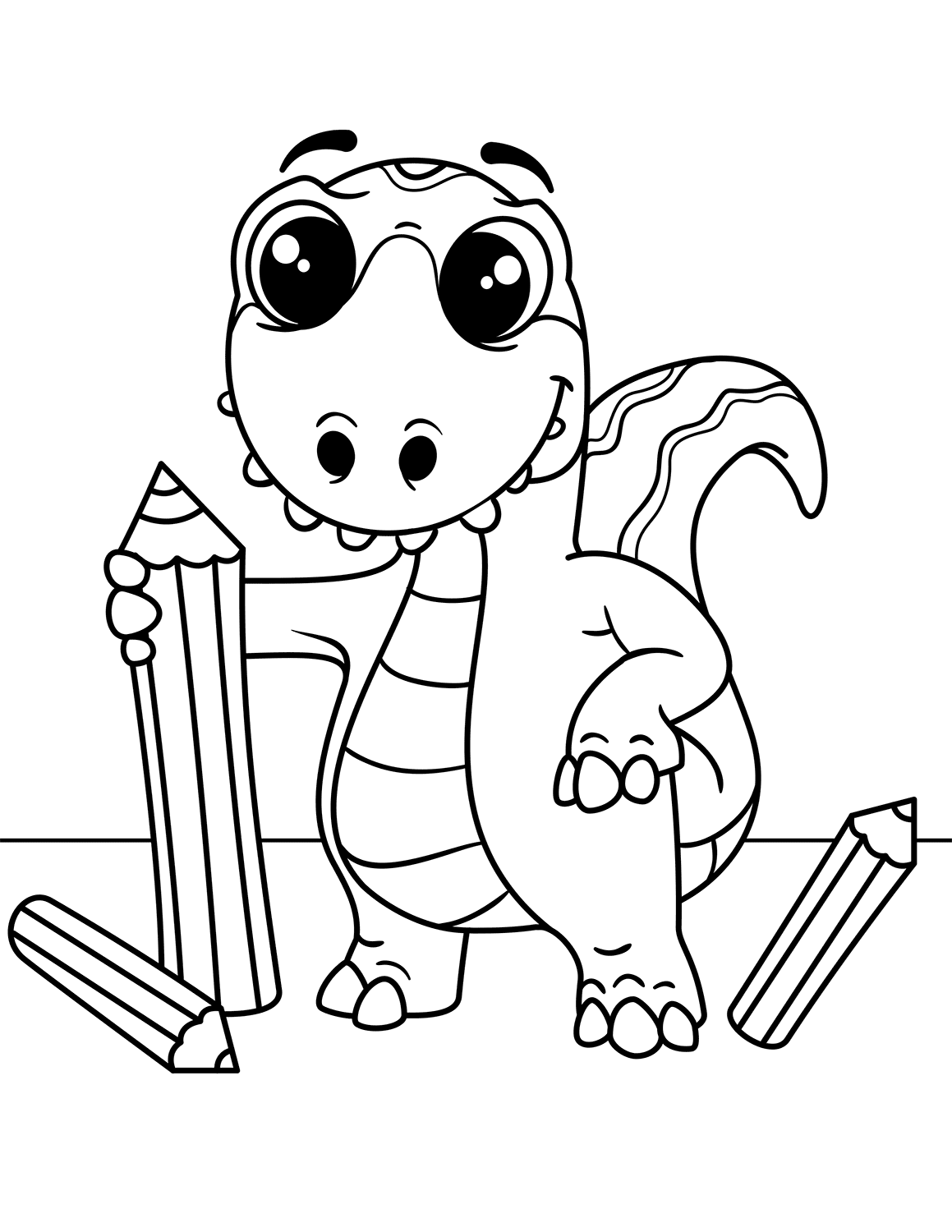 98 Exciting Printable Dinosaur Coloring Pages for Kids 44