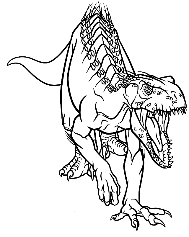 98 Exciting Printable Dinosaur Coloring Pages for Kids 47