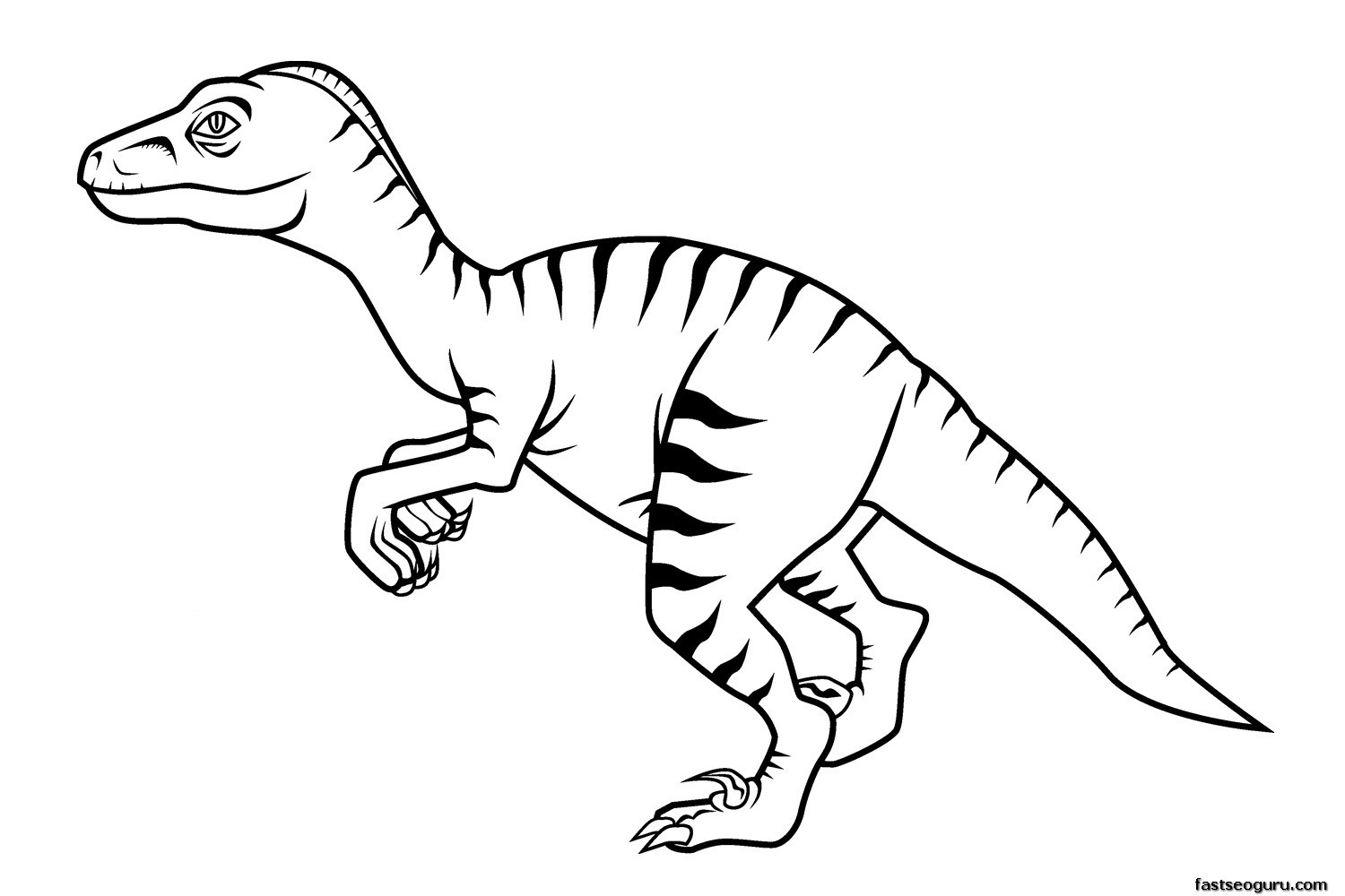 98 Exciting Printable Dinosaur Coloring Pages for Kids 50