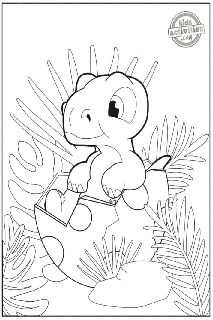 98 Exciting Printable Dinosaur Coloring Pages for Kids 57