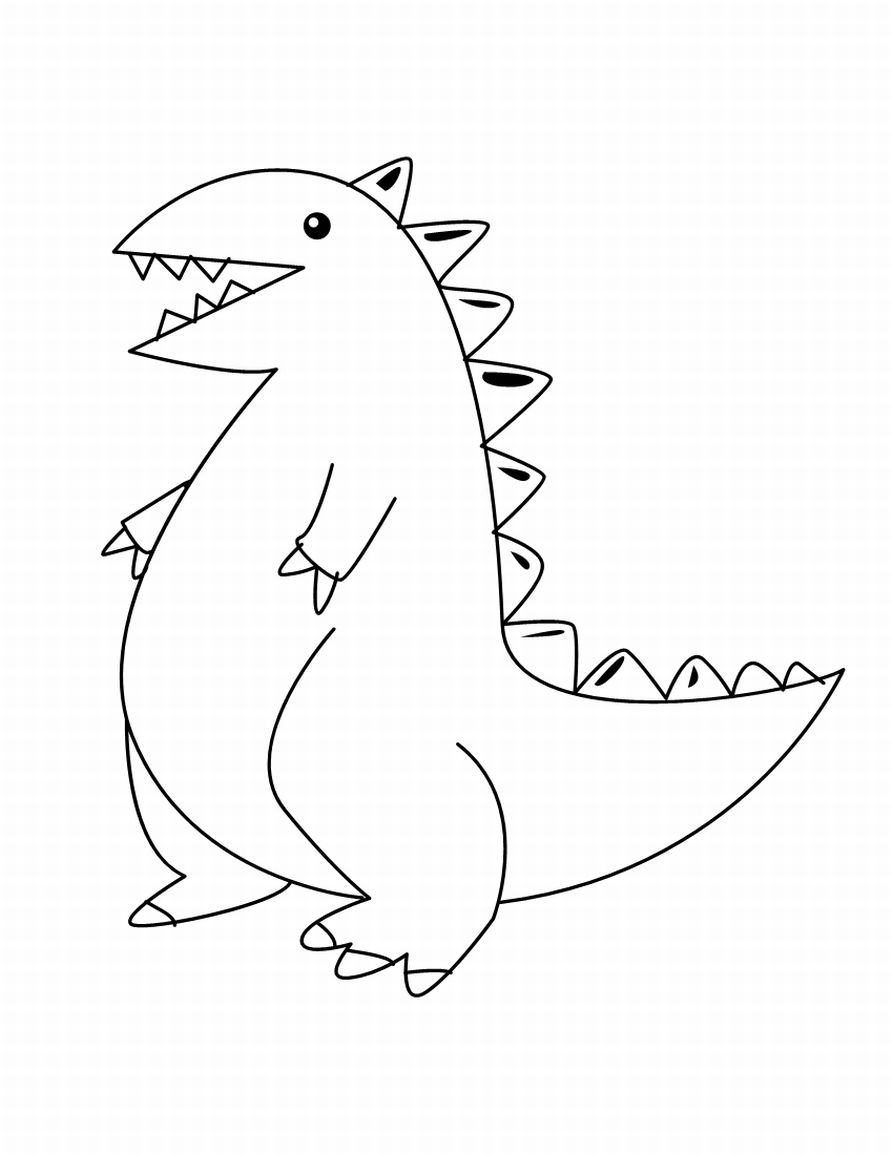 98 Exciting Printable Dinosaur Coloring Pages for Kids 73