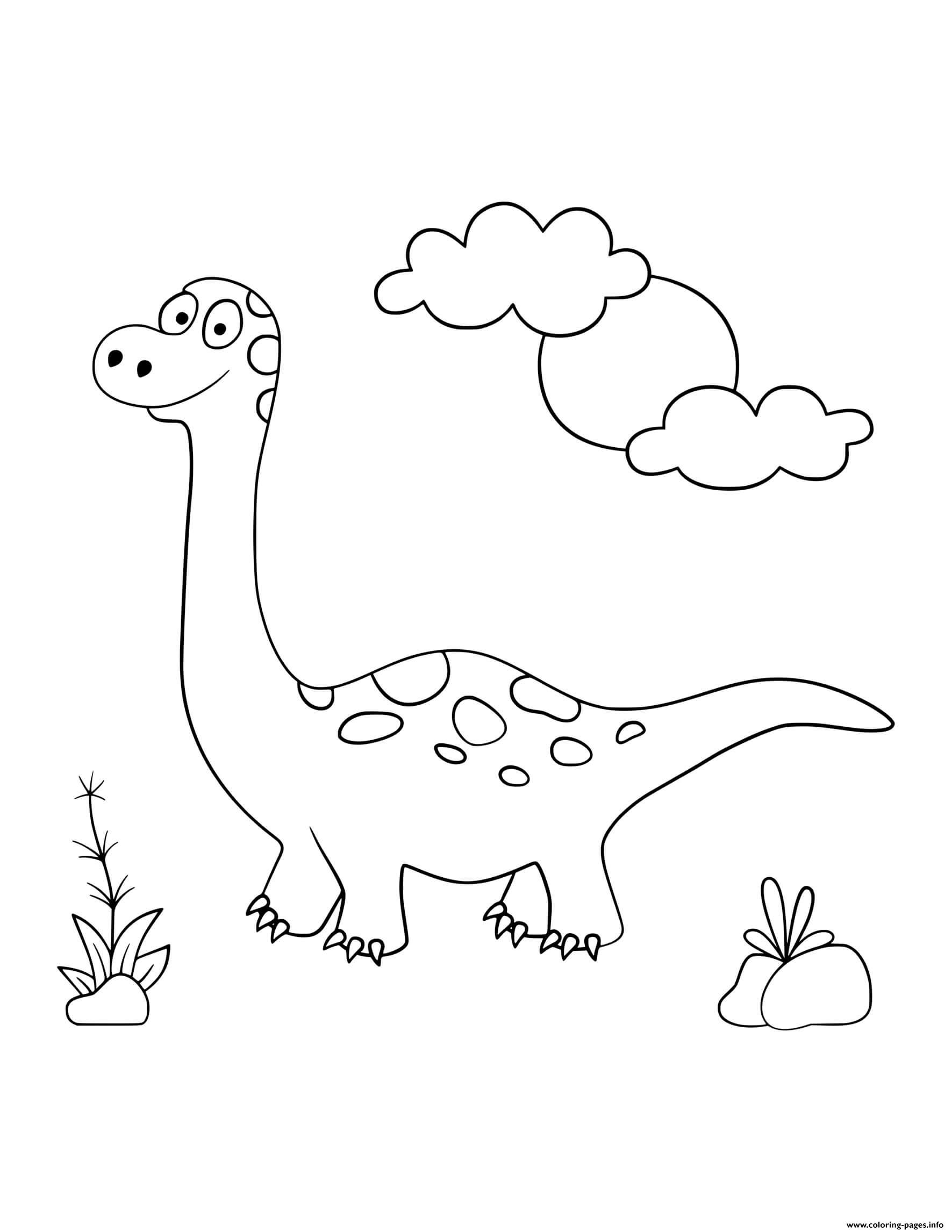 98 Exciting Printable Dinosaur Coloring Pages for Kids 90