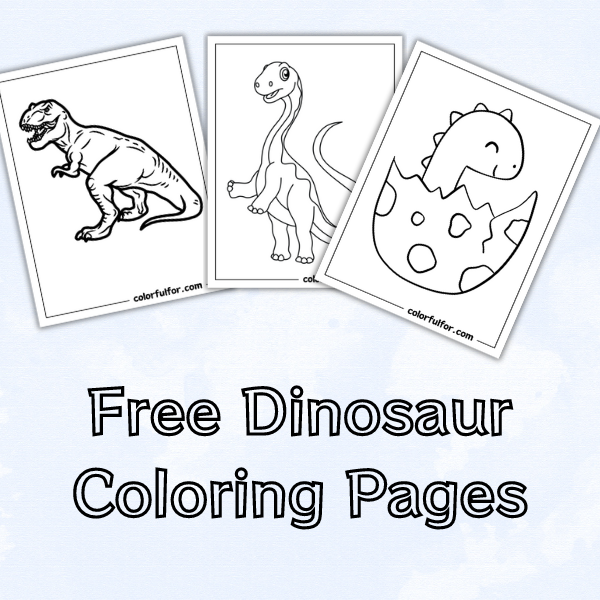 98 Exciting Printable Dinosaur Coloring Pages for Kids 96