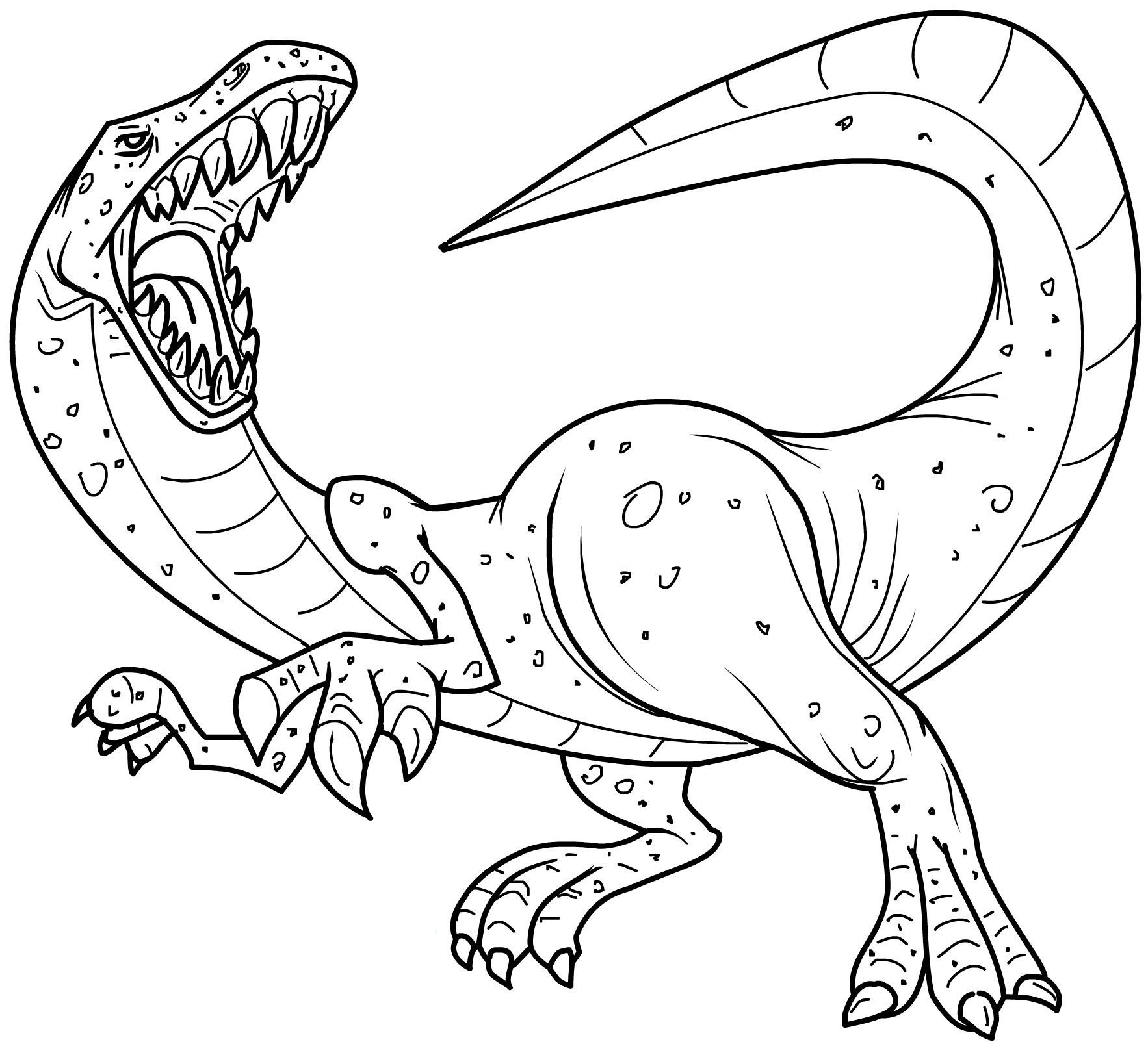 98 Exciting Printable Dinosaur Coloring Pages for Kids 97