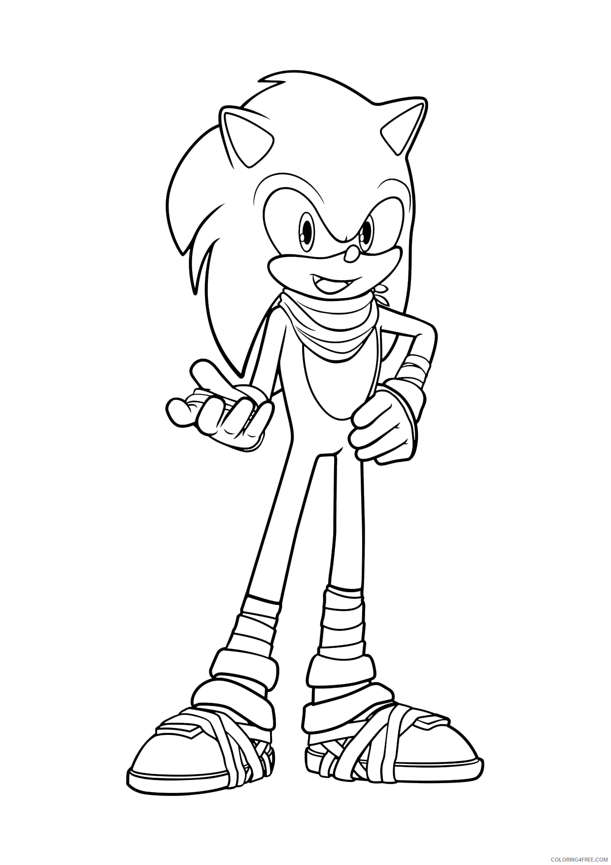 98 Sonic the Hedgehog Drawing Coloring Pages Printable