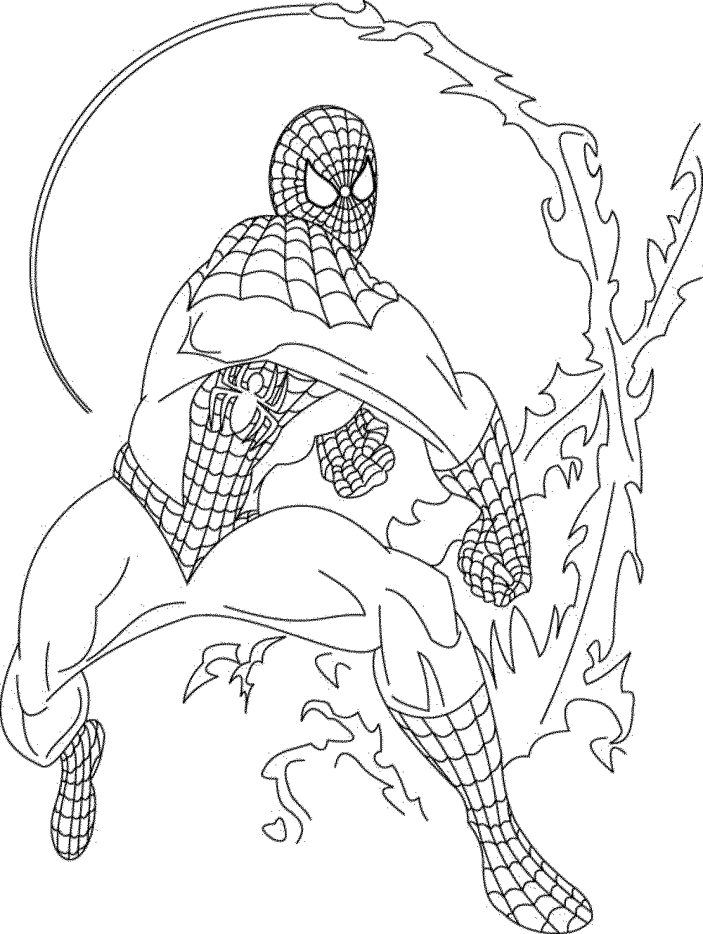 All New Amazing Spiderman Coloring Pages for Printable 20