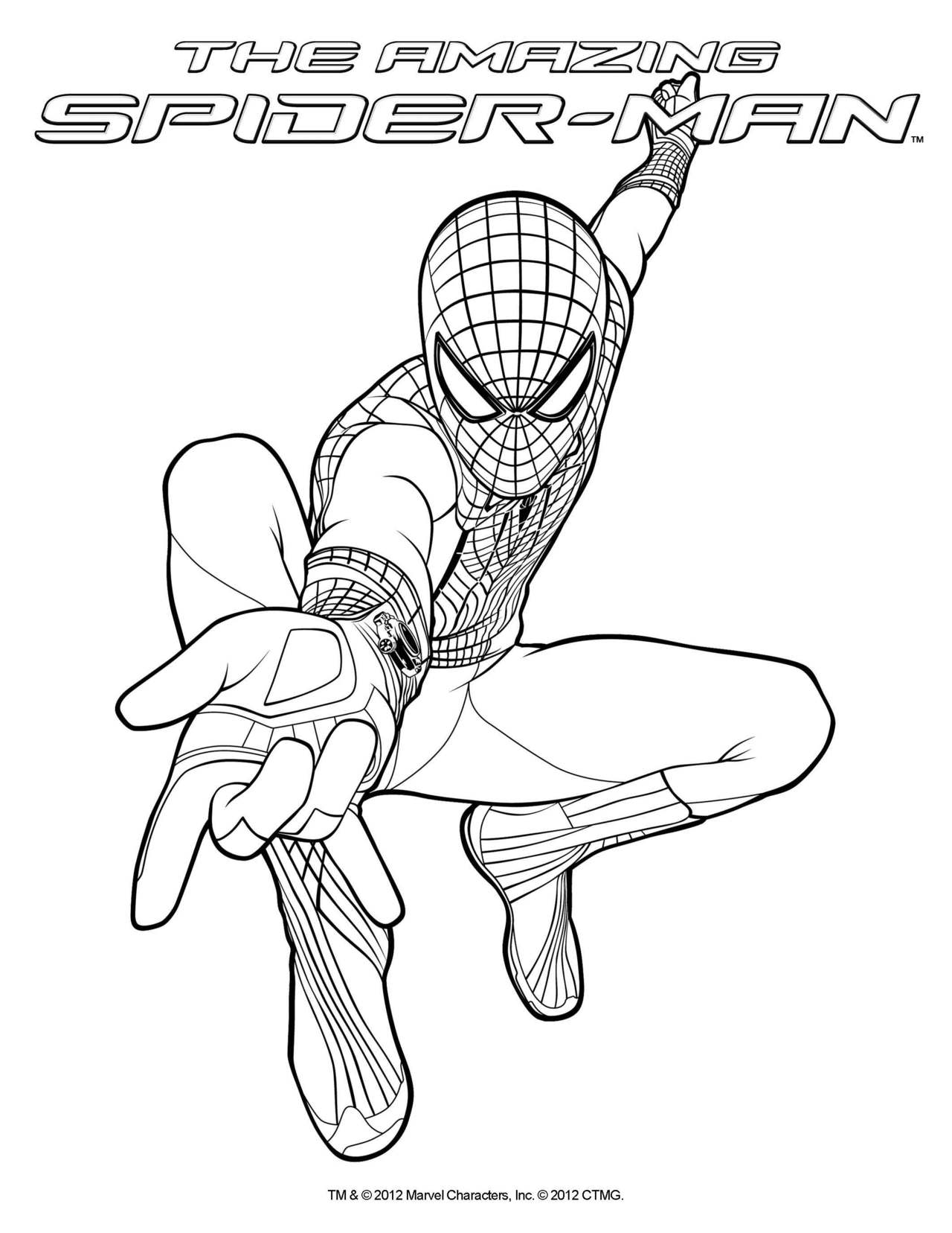 All New Amazing Spiderman Coloring Pages for Printable 24