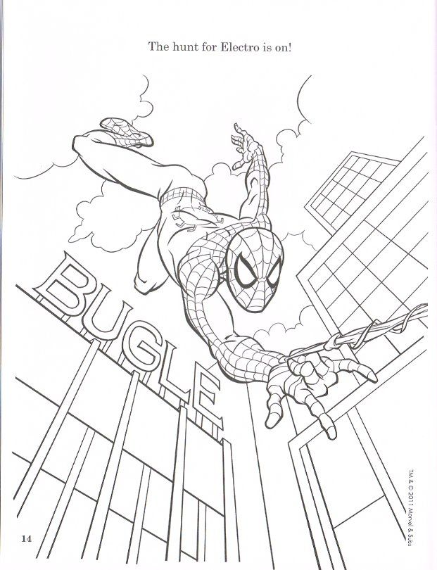 All New Amazing Spiderman Coloring Pages for Printable 35