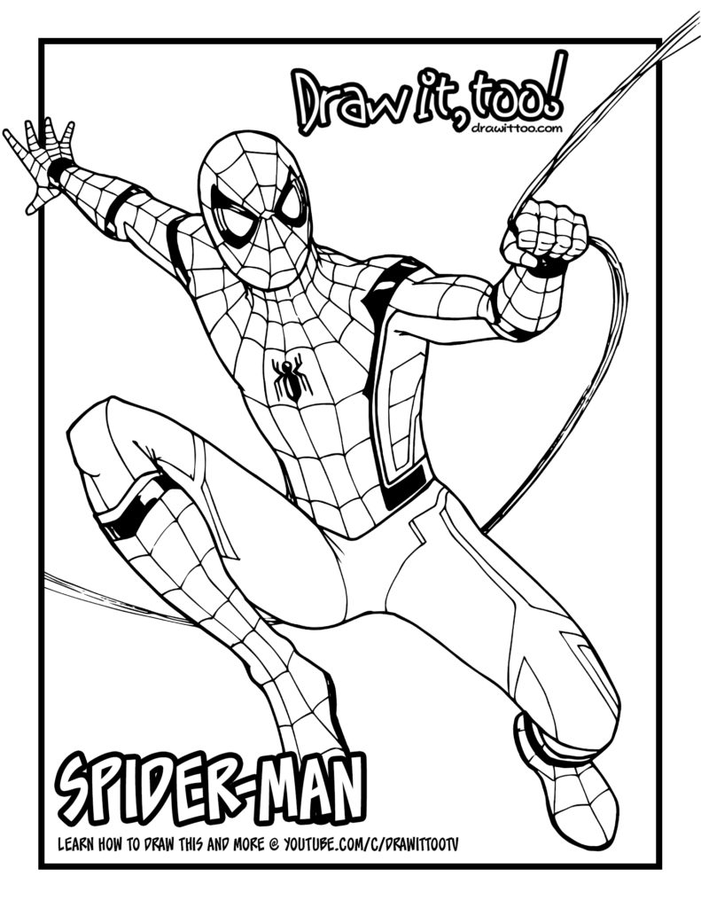 All New Amazing Spiderman Coloring Pages for Printable 6