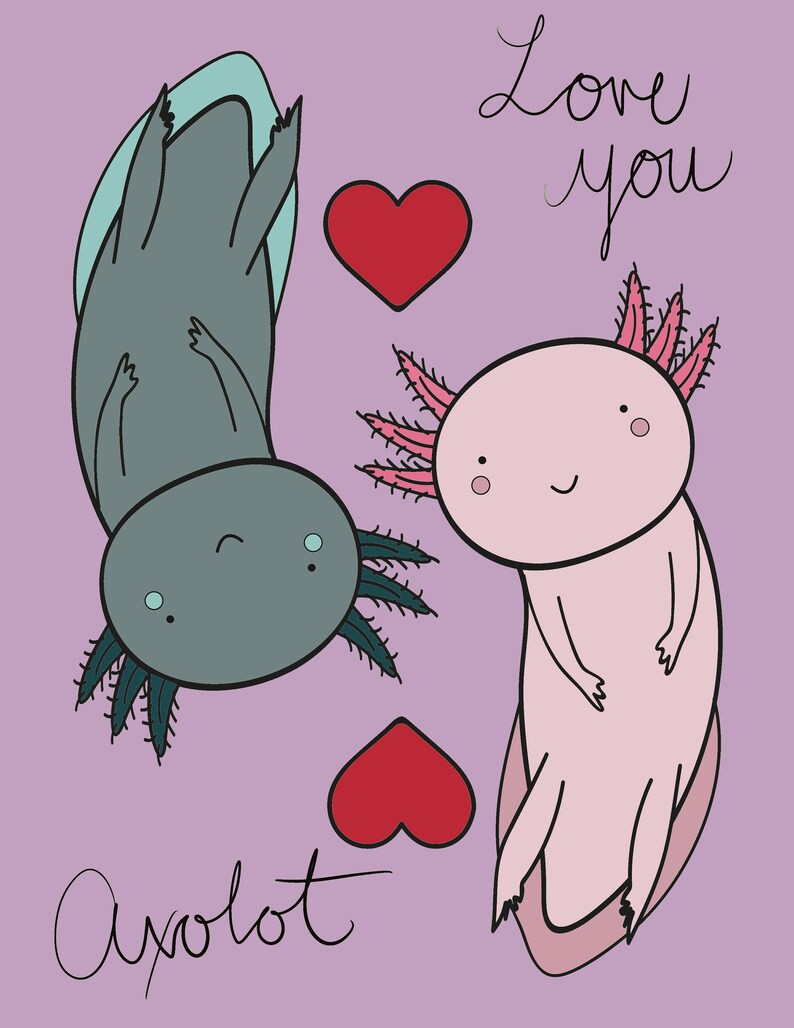 Cool Printable Axolotl Coloring Pages 33