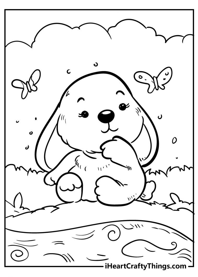 Cute Animals Coloring Pages Printable Joy 1