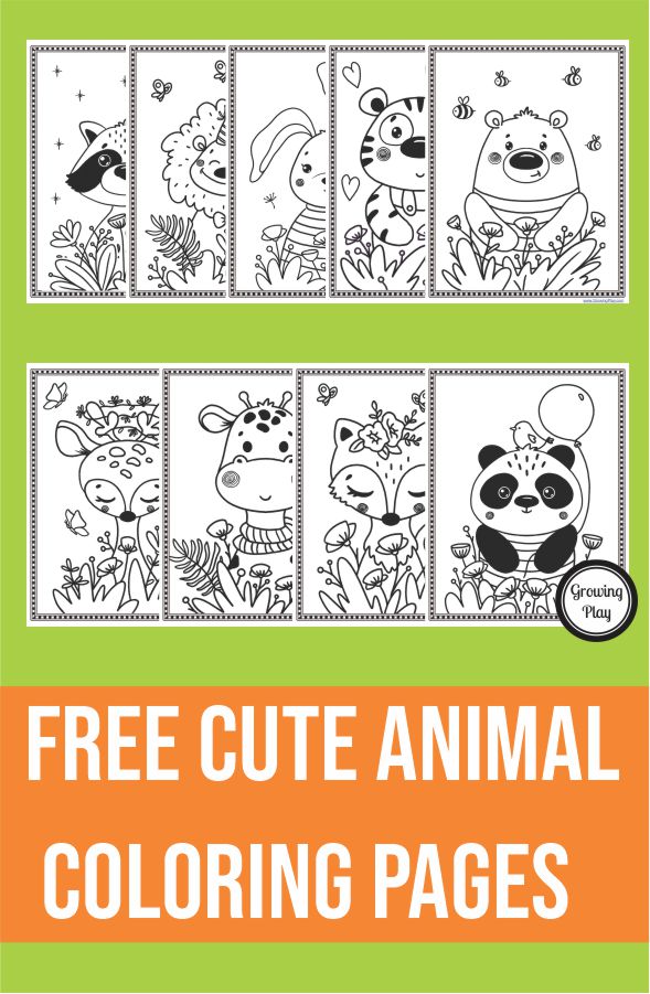 Cute Animals Coloring Pages Printable Joy 20