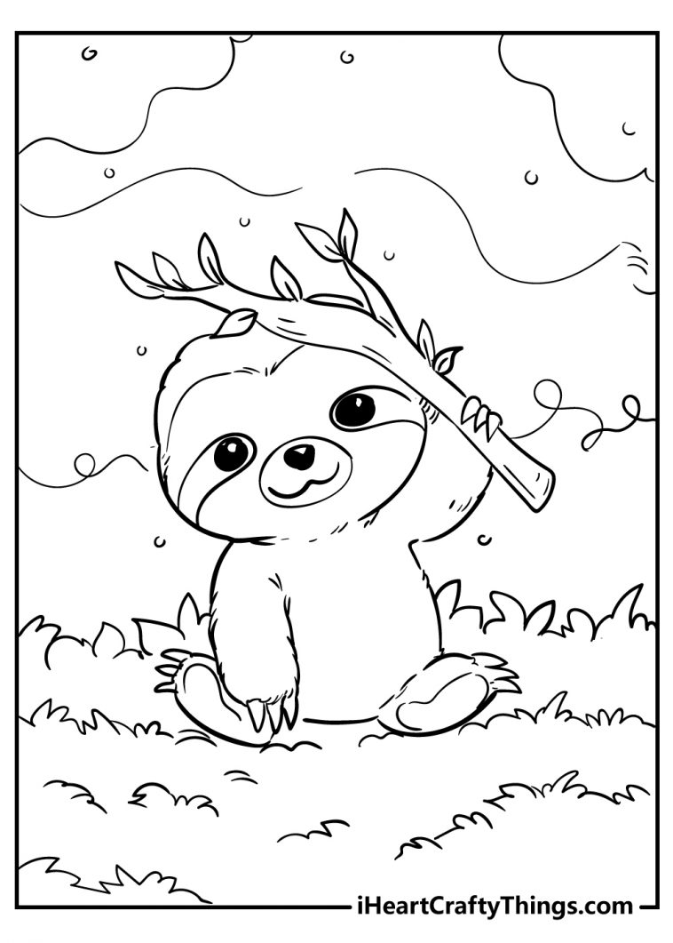 Cute Animals Coloring Pages Printable Joy 25