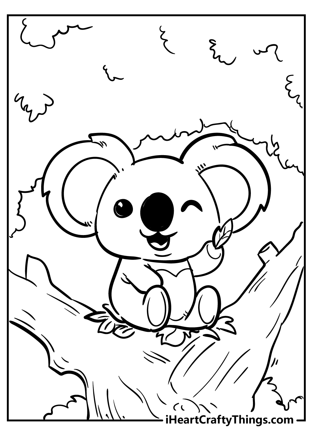 Cute Animals Coloring Pages Printable Joy 26