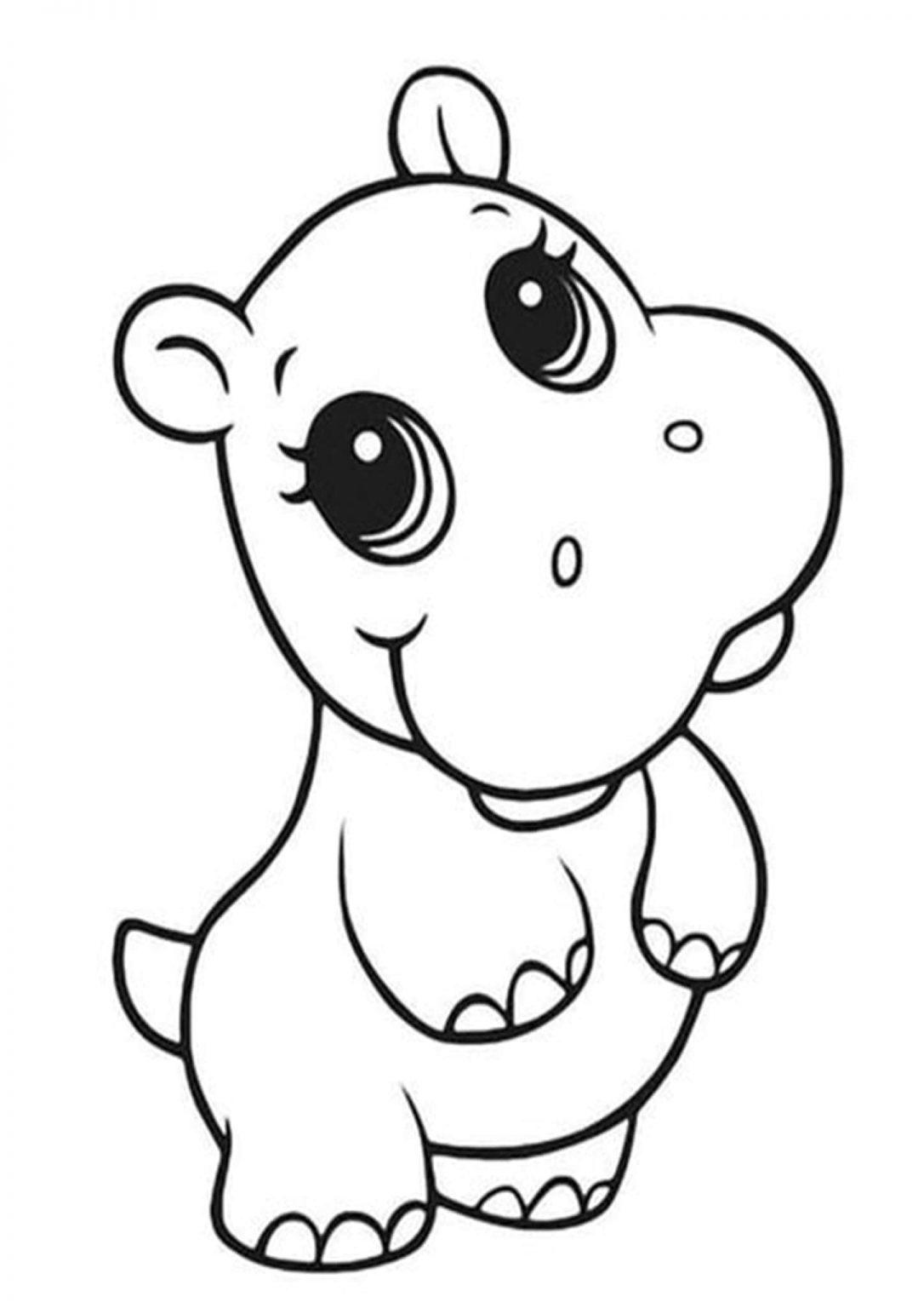 Cute Animals Coloring Pages Printable Joy 3