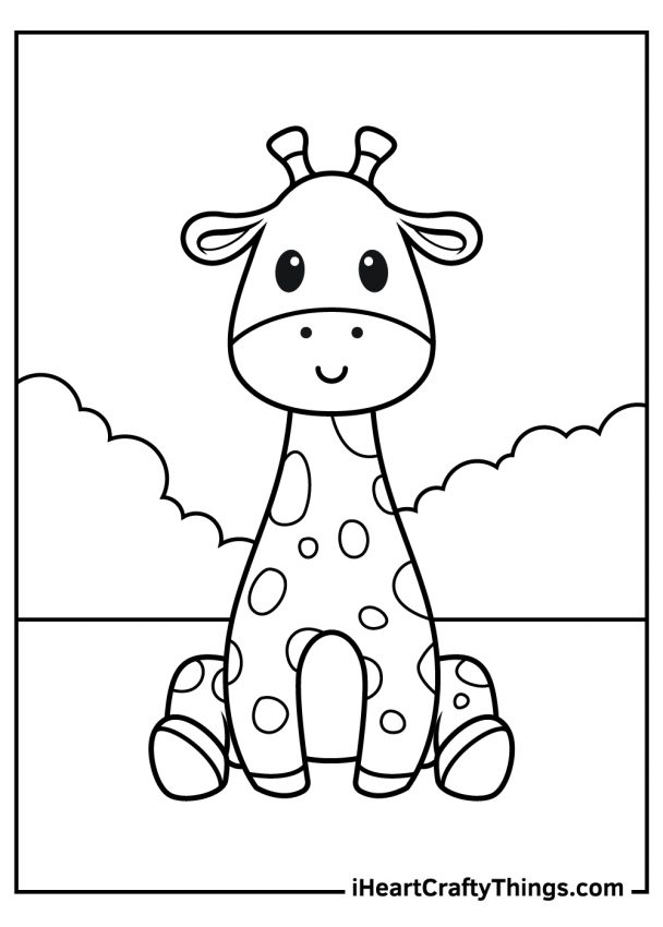 Cute Animals Coloring Pages Printable Joy 35