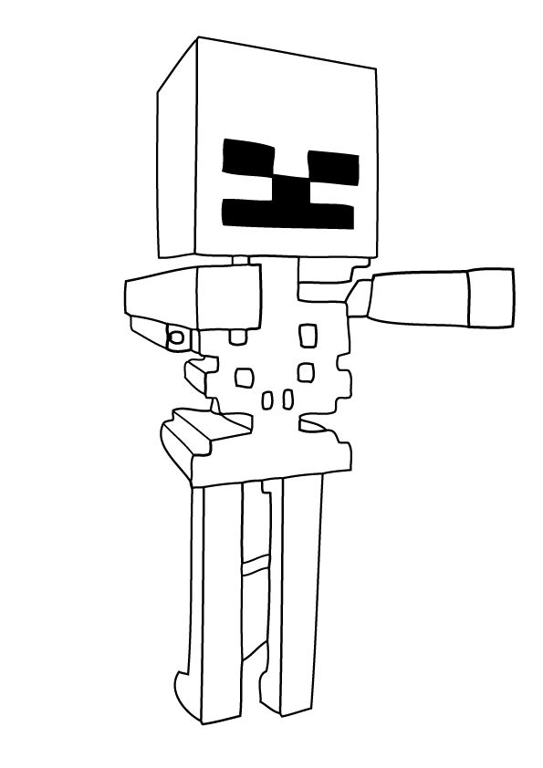 Exciting Minecraft Coloring Pages Printable 13