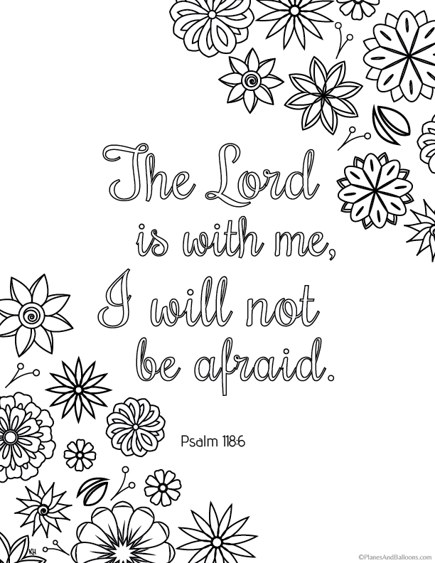 Inspirational Bible Verse Coloring Pages Printable 10