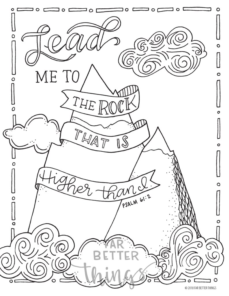 Inspirational Bible Verse Coloring Pages Printable 11