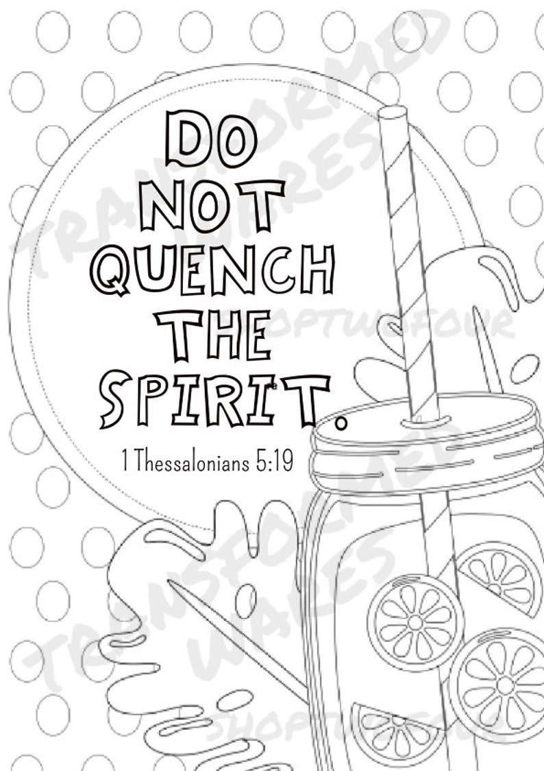 Inspirational Bible Verse Coloring Pages Printable 6