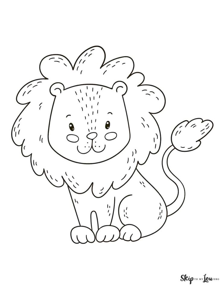 Majestic Lion Coloring Pages Printable 17