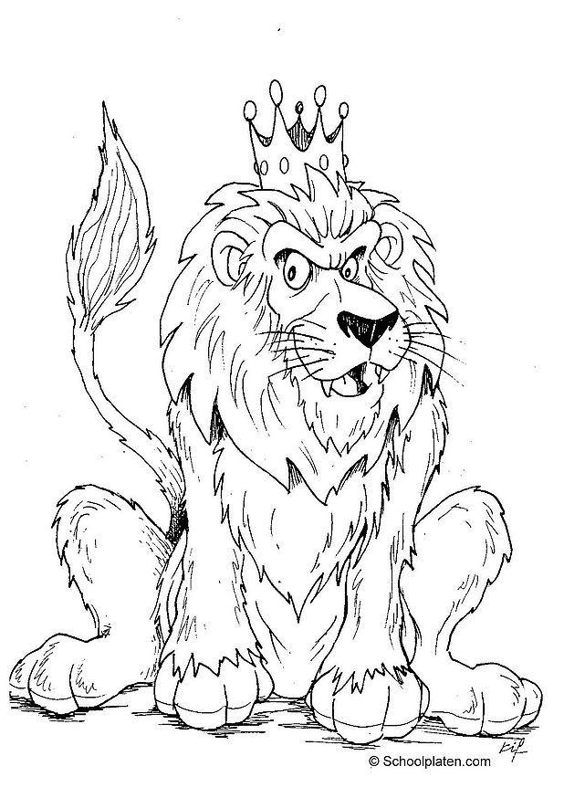 Majestic Lion Coloring Pages Printable 20