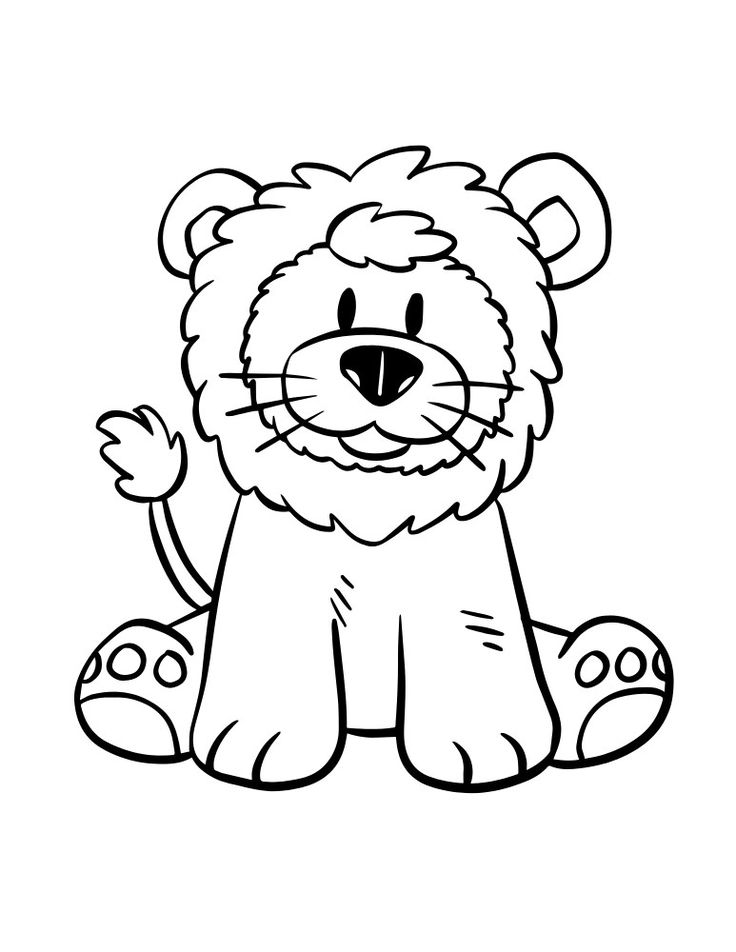 Majestic Lion Coloring Pages Printable 23