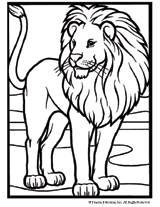 Majestic Lion Coloring Pages Printable 26