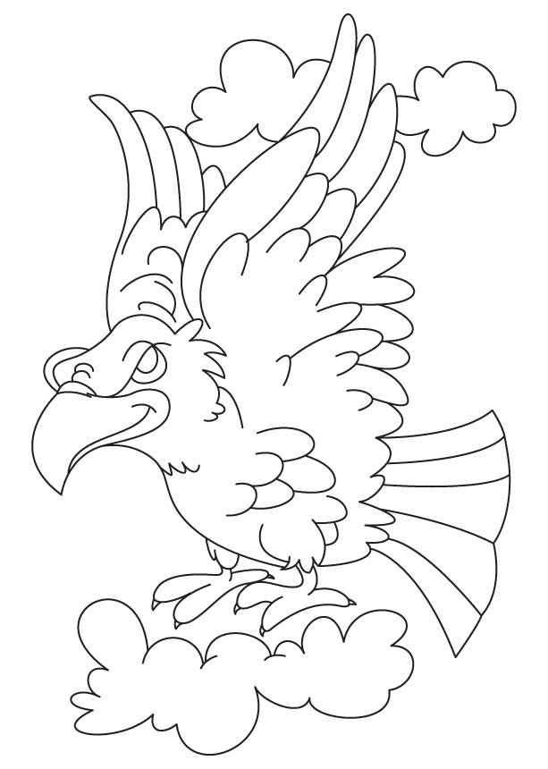 Proud Bald Eagle Coloring Pages Printable 17