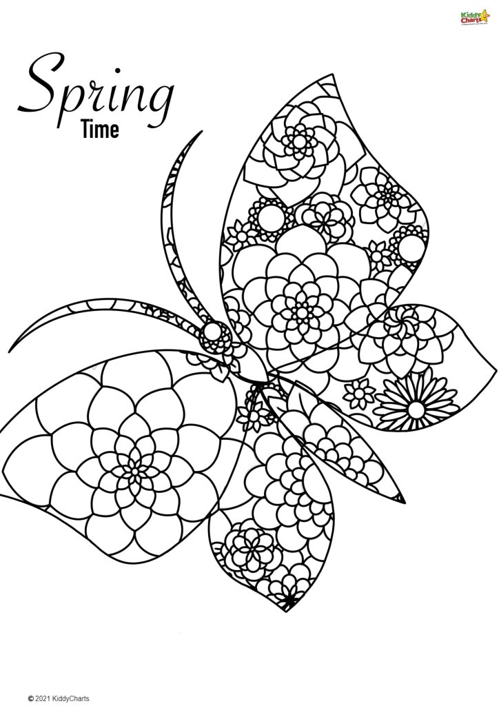 Refreshing Spring Coloring Pages Printable 30