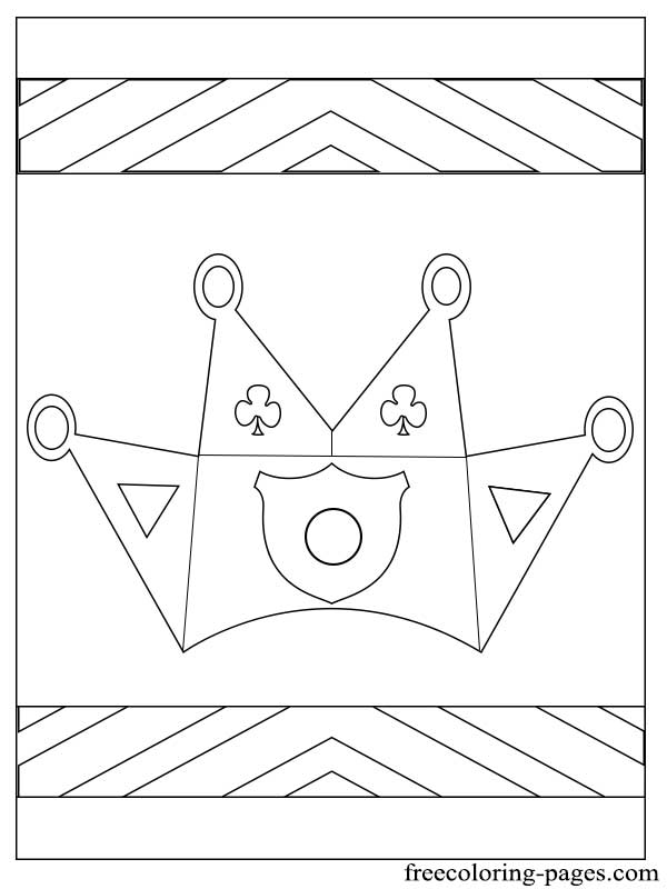 Regal Crown Coloring Pages Printable 11