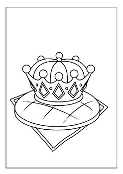 Regal Crown Coloring Pages Printable 24