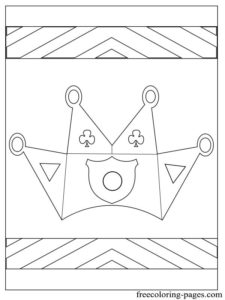 Regal Crown Coloring Pages Printable 30