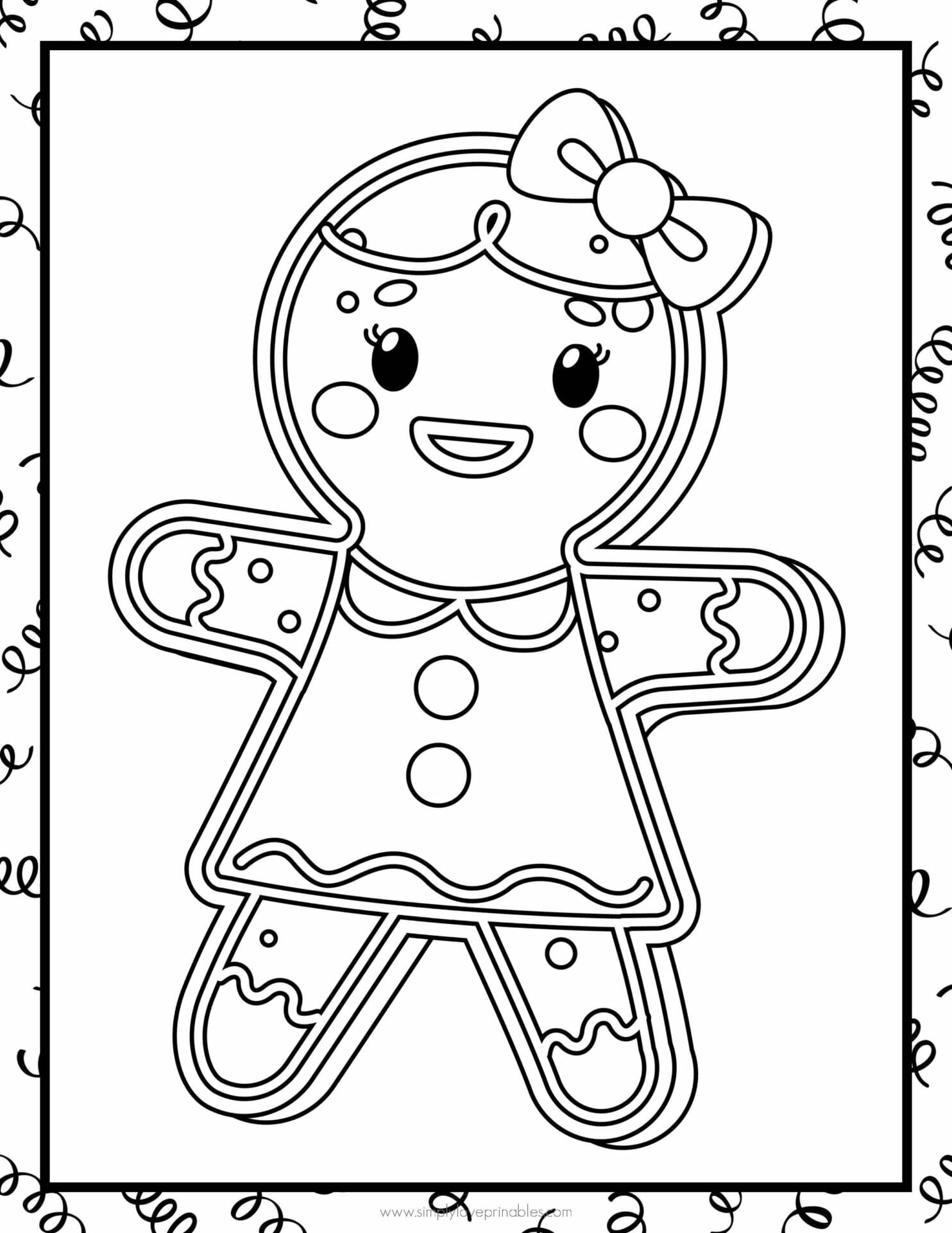 29 Gingerbread House Coloring Pages Printable 10