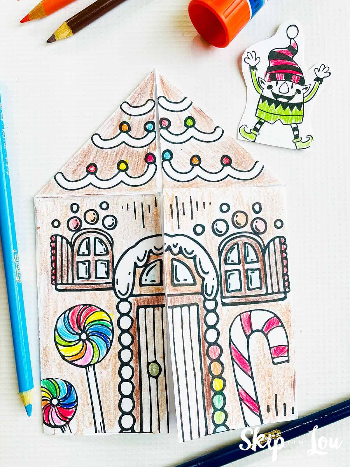 29 Gingerbread House Coloring Pages Printable 18