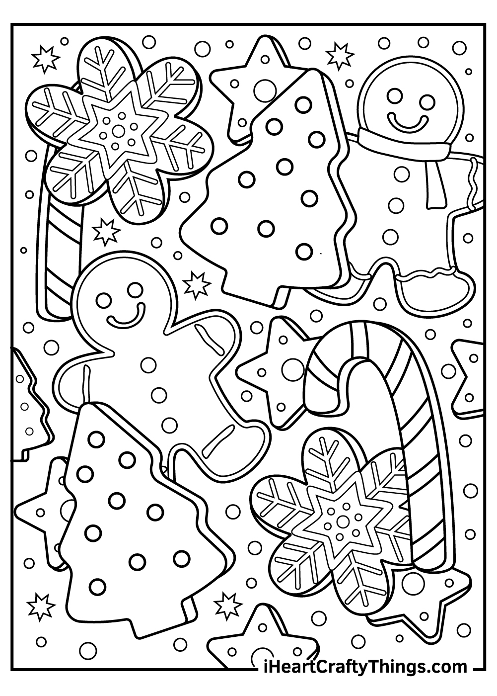 29 Gingerbread House Coloring Pages Printable 23