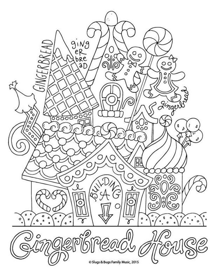 29 Gingerbread House Coloring Pages Printable 29