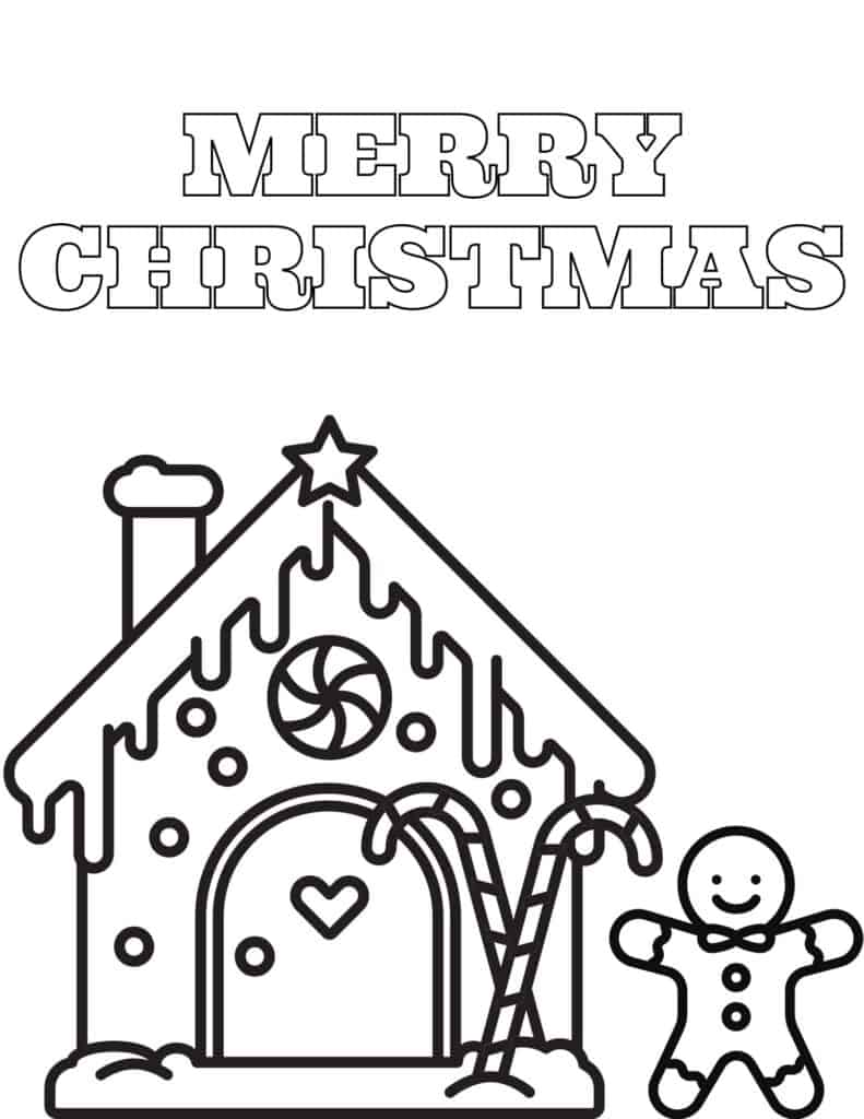 29 Gingerbread House Coloring Pages Printable 30