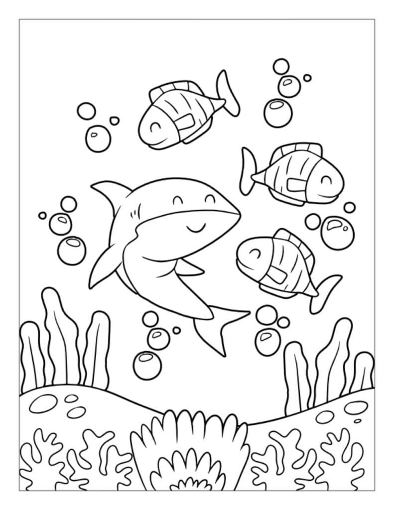 29 Massive Whale Shark Coloring Page Printable 18