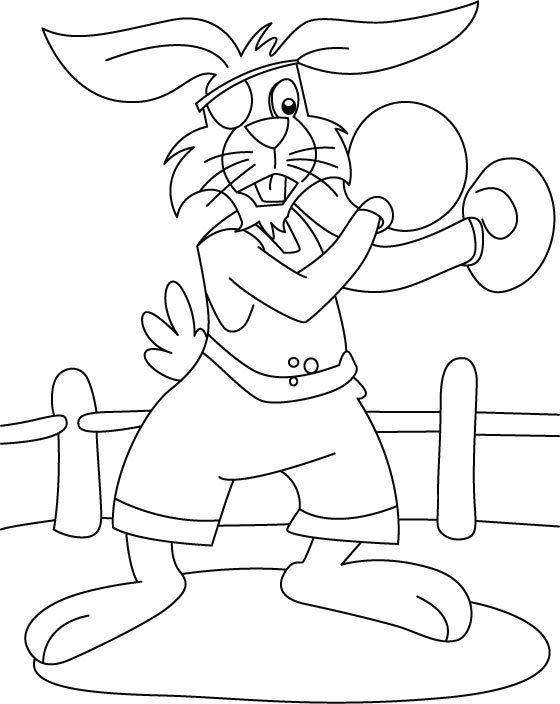 30 Boxing Coloring Pages Printable 12