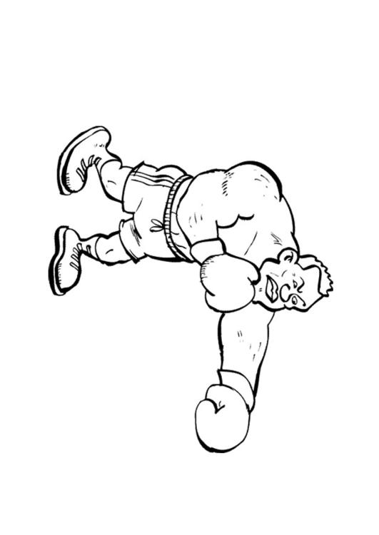 30 Boxing Coloring Pages Printable 13