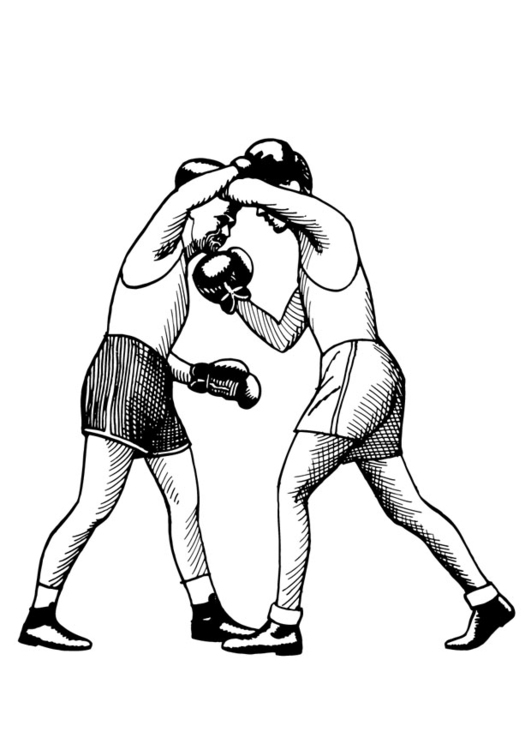 30 Boxing Coloring Pages Printable 18