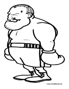 30 Boxing Coloring Pages Printable 22