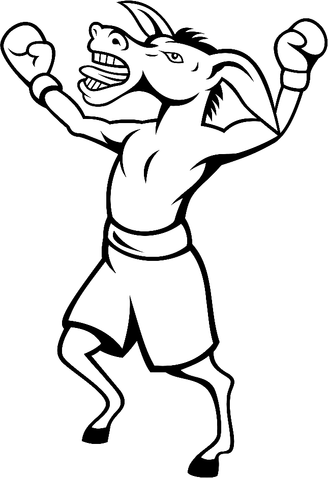 30 Boxing Coloring Pages Printable 29