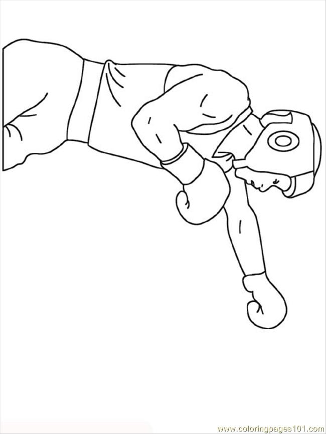 30 Boxing Coloring Pages Printable 30