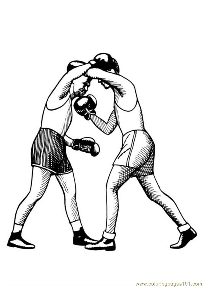 30 Boxing Coloring Pages Printable 34