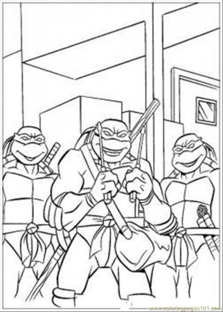 30 Ninja Turtles Face Coloring Pages Printable 17