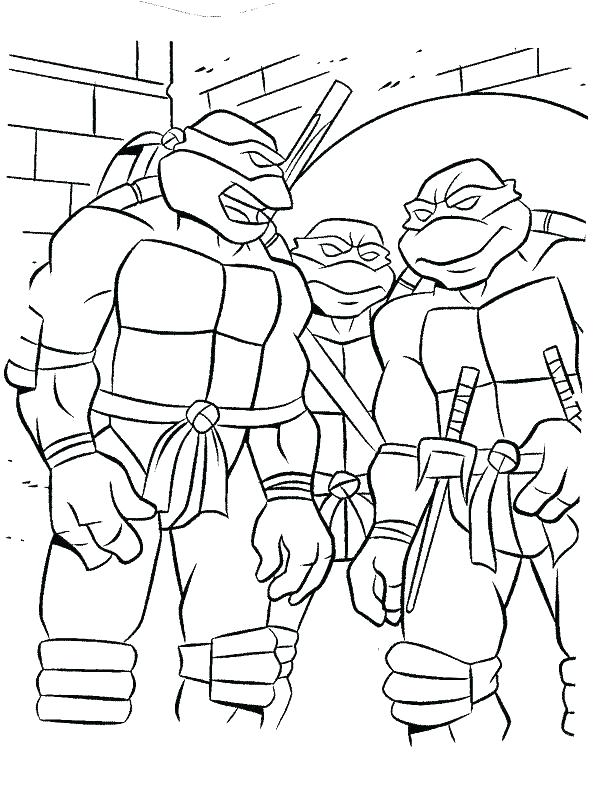 30 Ninja Turtles Face Coloring Pages Printable 30