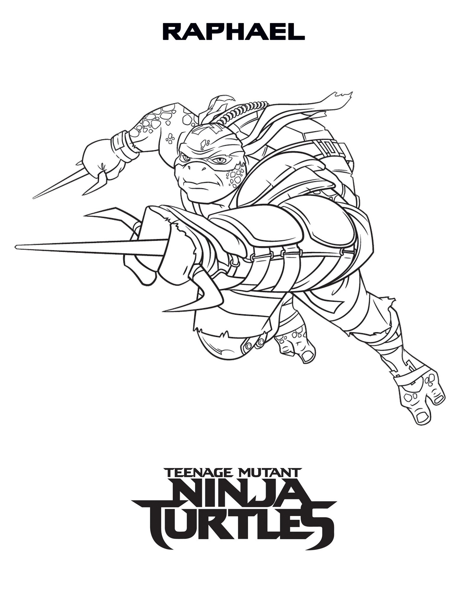 30 Ninja Turtles Face Coloring Pages Printable 7